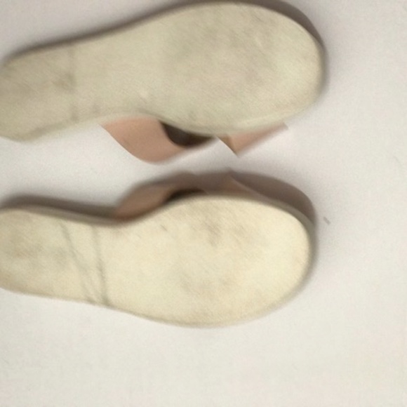 Women's Leather Slip On Sandals in Pink 9 - Picture 2 of 2